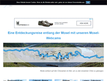Tablet Screenshot of mosel-webcams.de